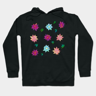 Cute Flowers + Leaves sticker packs Hoodie